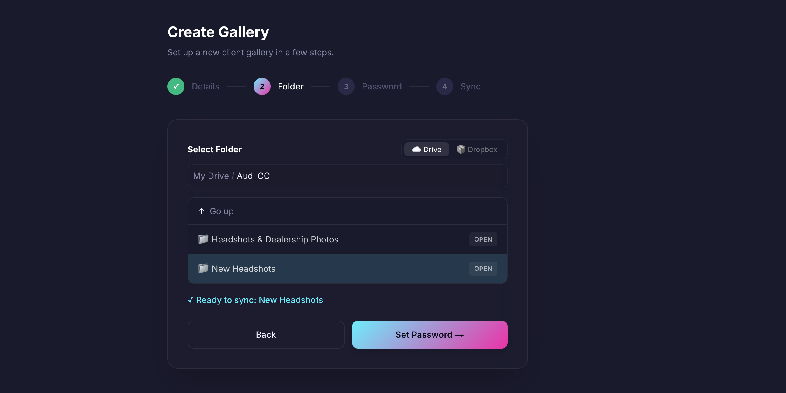 1. Configure & Connect
